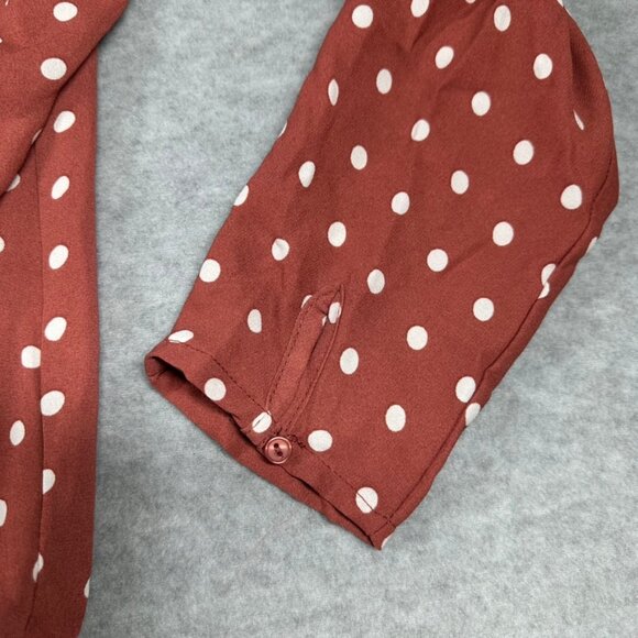 Long Sleeve Polka Dot Body Suit - Picture 4 of 11